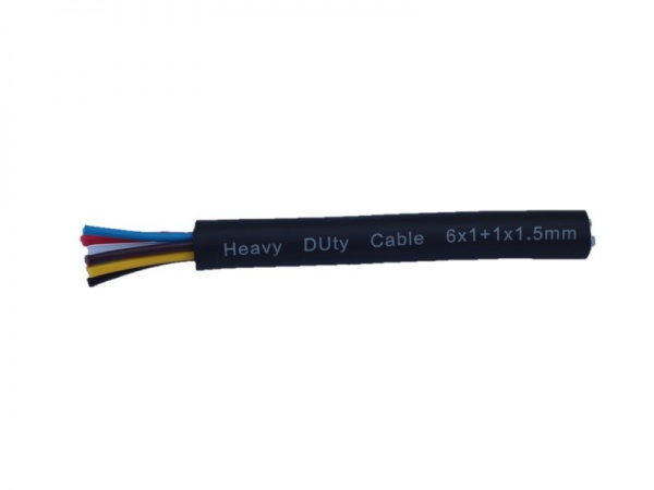 Kabel 7-ilov pro pvs 6x1,0+1x1,5mm